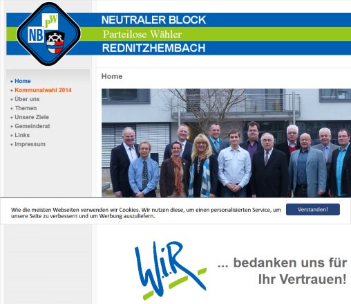 Neutraler Block / Parteilose Wähler Rednitzhembach  öffnungszeit