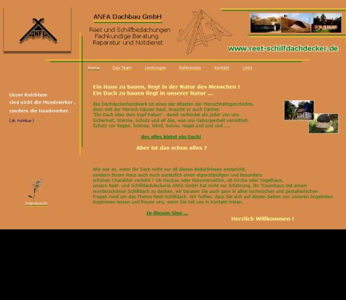 www.reet schilfdachdecker.de ANFA GmbH Erfahrung www.reet schilfdachdecker.de ANFA GmbH Öffnungszeit