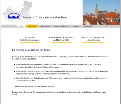 Startseite   REIDEM Warenhandels GmbH  &ouml;ffnungszeit