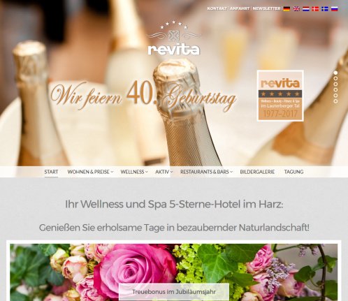 REVITA Das Wellnesshotel im Harz  Urlaub  Wellness  Tagungen und Erholung im Harz | revita Hotel   Wellness & Fitness • Beauty & Spa • Gesund & Vital im Harz  öffnungszeit