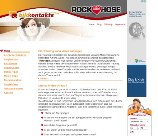 Rock sucht Hose die Single Radio Show powered by bildkontakte.de | Singleb&ouml;rse | Rock Radio | Partnersuche   Home neue r&auml;ume gmbh & co kg &ouml;ffnungszeit