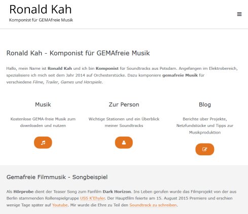 Ronald Kah - Komponist in Potsdam Erfahrung Ronald Kah - Komponist in Potsdam Öffnungszeit