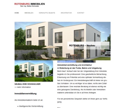 ROTENBURG IMMOBILIEN | Immobilienvermittlung und Architektur  öffnungszeit