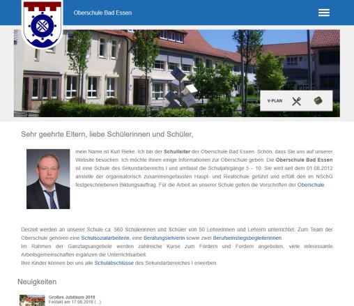 Homepage  &ouml;ffnungszeit