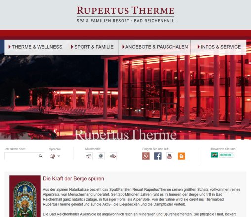 Rupertus Therme Spa Familien Resort Bad Reichenhall   öffnungszeit