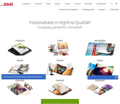 Saal Digital   professionelle Fotoprodukte mit maximaler Qualität  öffnungszeit