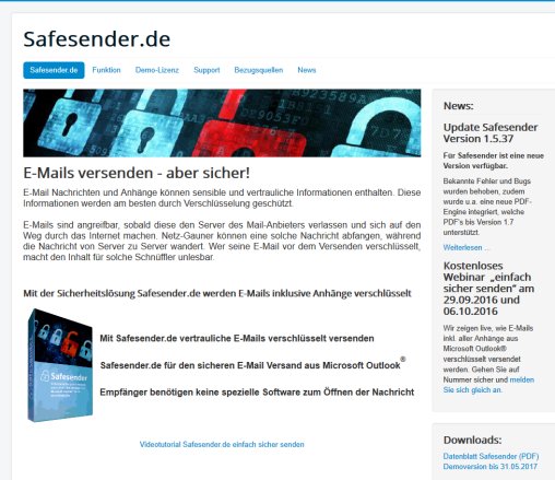 Safesender.de   Safesender.de BSC Computer Systeme GmbH öffnungszeit