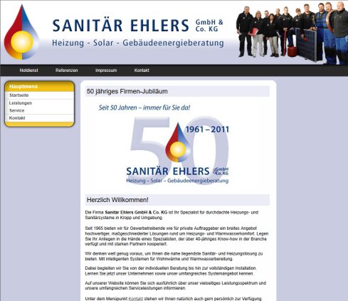 Startseite   Sanitär Ehlers GmbH & Co. KG Sanitär Ehlers GmbH & Co. KG öffnungszeit