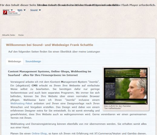 Sound und Webdesign Frank Schattle Erfahrung Sound und Webdesign Frank Schattle Öffnungszeit