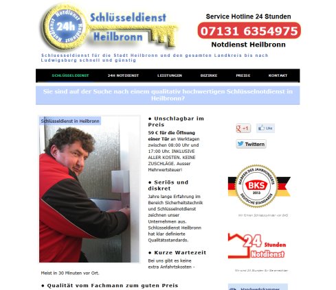 Schlüsseldienst Heilbronn Erfahrung Schlüsseldienst Heilbronn öffnungszeit