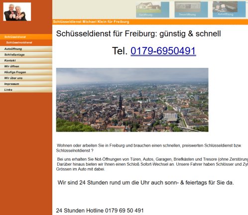 Schlüsseldienst Freiburg  Schlüsselnotdienst für Freiburg & Umgebung von Freiburg  öffnungszeit