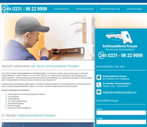 Schlüsseldienst Potsdam Krause &ouml;ffnungszeit