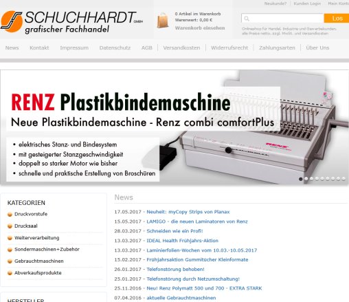 Schuchhardt GmbH Grafischer Fachhändler Schuchhardt GmbH öffnungszeit