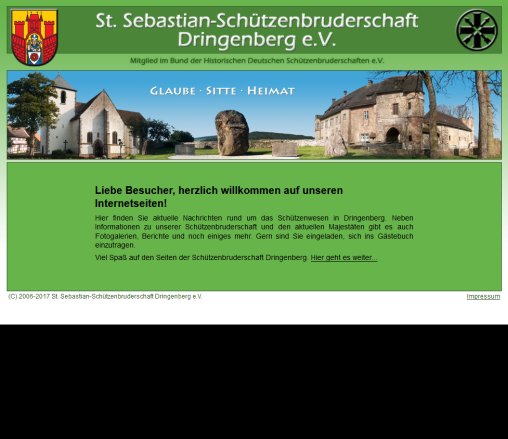 Hauptseite   St. Sebastian Schützenbruderschaft Dringenberg e.V. St. Sebastian Schützenbruderschaft Dringenberg e.V. öffnungszeit