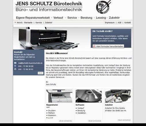 Schultz B&uuml;rotechnik   Startseite | drucker  reparaturen  software  &ouml;ffnungszeit