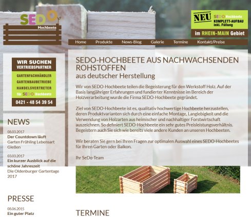 SEDO Hochbeete aus naturbelassenem Holz (Douglasie und Lärche) für Garten und Balkon Erfahrung SEDO Hochbeete aus naturbelassenem Holz (Douglasie und Lärche) für Garten und Balkon Öffnungszeit