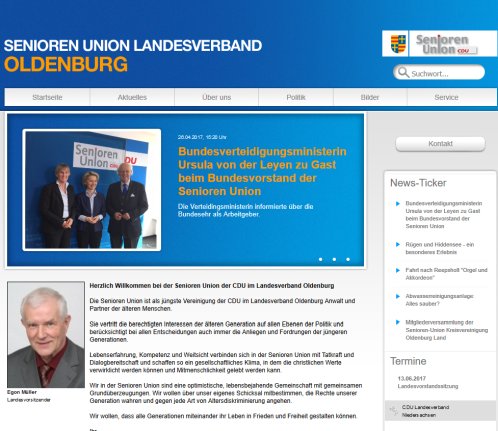 Senioren Union Landesverband Oldeburg  öffnungszeit