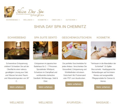 Shiva Day Spa: Schwebebad  Ayurveda  Wellness & Kosmetik in Chemnitz  Sachsen 33max.com GmbH öffnungszeit