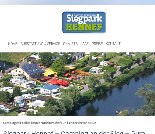 Siegpark Hennef | camping und Freizeit  öffnungszeit