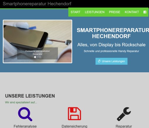 Smartphonereparatur Hechendorf  öffnungszeit