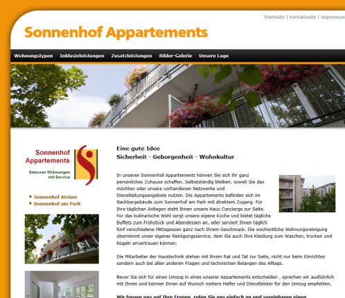 Sonnenhof Appartements  öffnungszeit