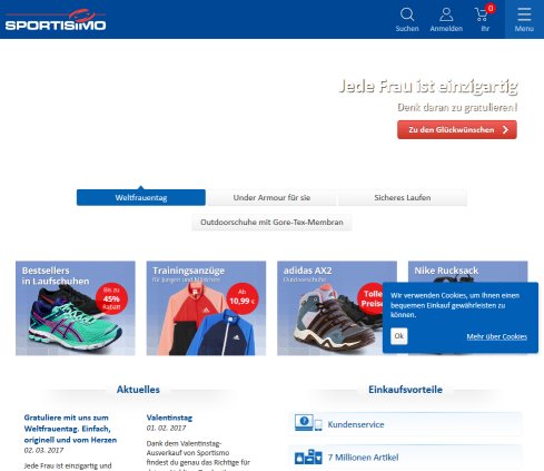 sportkaufonline.de der Sportshop öffnungszeit