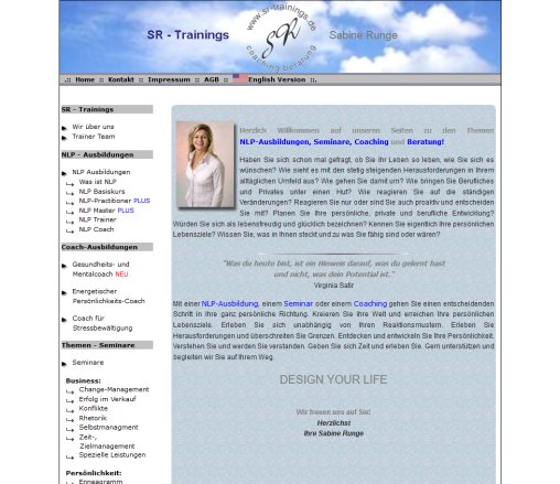 SR Trainings   Neuro Linguistische Programmierung  &ouml;ffnungszeit