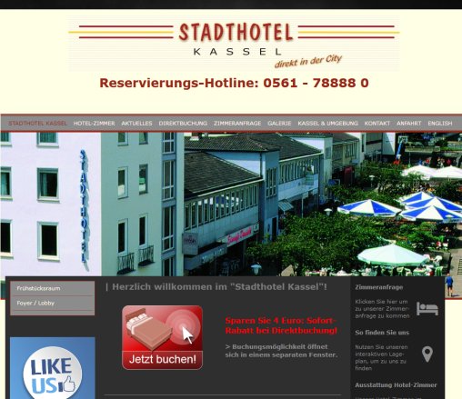 Hotel in Kassel   Stadthotel Kassel   Stadthotel Kassel  öffnungszeit