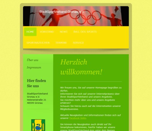 Home   StadtSportVerband Gronau  Erfahrung Home   StadtSportVerband Gronau  öffnungszeit