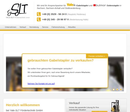 Yale SLT Fördertechnik GmbH Gabelstapler Lagertechnik Hubwagen Hebezeuge Gebrauchtstapler Anbaugeräte und Zubehör Regale Reinigungstechnik Beratung Verkauf Vermietung Service in Sachsen Sachsen Anhalt und Brandenburg. Fördertechnik GmbH Erfahrung Yale SLT Fördertechnik GmbH Gabelstapler Lagertechnik Hubwagen Hebezeuge Gebrauchtstapler Anbaugeräte und Zubehör Regale Reinigungstechnik Beratung Verkauf Vermietung Service in Sachsen Sachsen Anhalt und Brandenburg. Fördertechnik GmbH Öffnungszeit