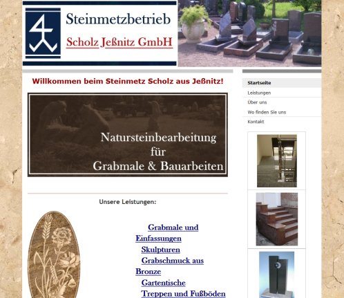 Der Steinmetzbetrieb aus Jeßnitz/Anhalt   Steinmetzbetrieb Scholz Jeßnitz GmbH Steinmetzbetrieb Scholz Jeßnitz GmbH öffnungszeit