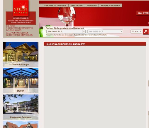 STERNKLASSE RESTAURANT STERNKLASSE RESTAURANTS GmbH öffnungszeit