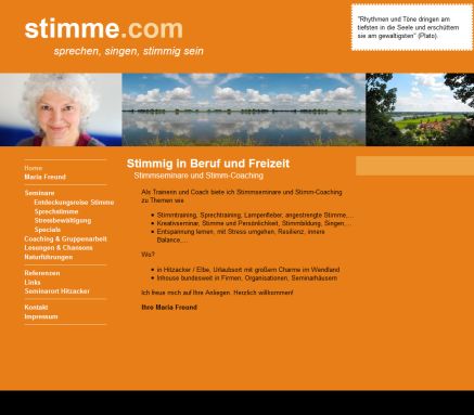 Stimmseminare Maria Freund Erfahrung Stimmseminare Maria Freund Öffnungszeit
