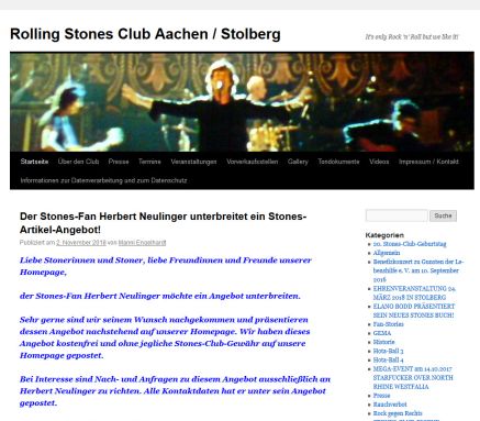 Rolling Stones Club Aachen / Stolberg | It's only Rock 'n' Roll but we like it!  öffnungszeit