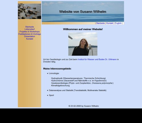 Susann Wilhelms Website  öffnungszeit