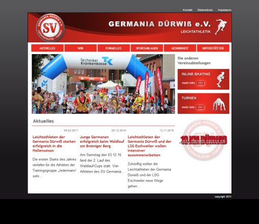 Germania Dürwiss: Homepage  öffnungszeit
