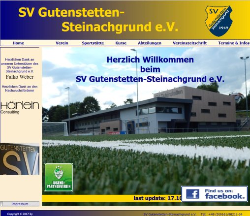 Sportverein Gutenstetten SV Gutenstetten 1949 e.V. öffnungszeit