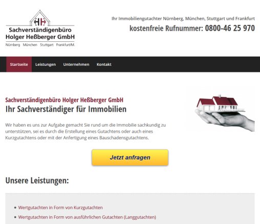 Immobiliengutachter   Sachverständigenbüro Heßberger Sachverständigenbüro Holger Heßberger GmbH öffnungszeit