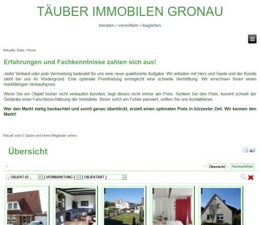 Immobilien  öffnungszeit