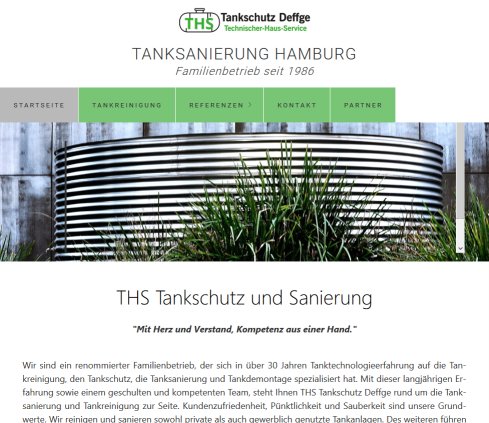 THS Tankschutz Deffge :: Tankreinigung & Tanksanierung  &ouml;ffnungszeit