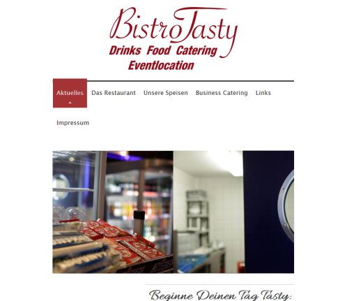 Bistro Tasty  Babelsberg   Speisekarte  öffnungszeit