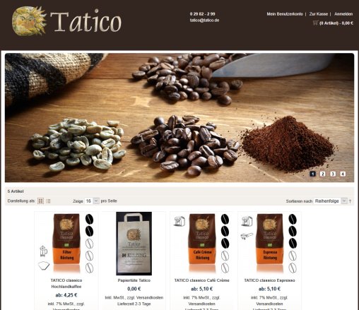 Tatico TATICO GmbH öffnungszeit