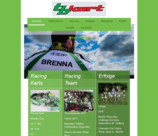 Scuderia Tbkart Motorsport Germany   Startseite  &ouml;ffnungszeit