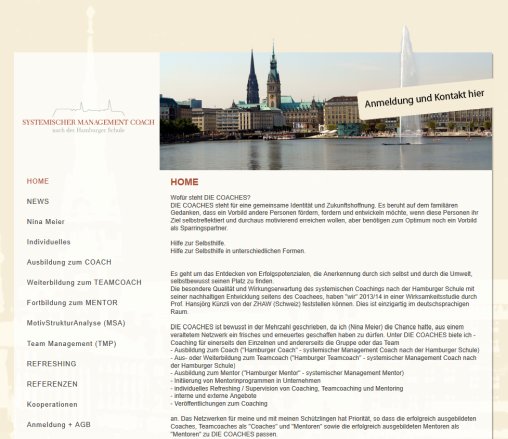 Die Coaches (Hamburger Coach / Hamburger Teamcoach)   Coach  Coaching  Teamcoaching  Coachausbildung  Teamcoachausbildung  Teamcoachweiterbildung  &ouml;ffnungszeit