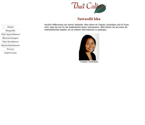 Willkommen bei Thai Culture  öffnungszeit