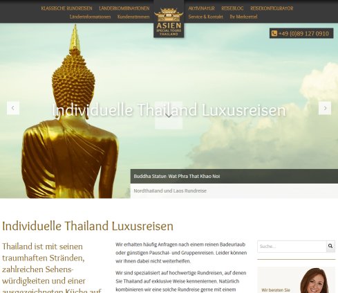 Thailand Luxusreisen Asien Special Tours GmbH öffnungszeit