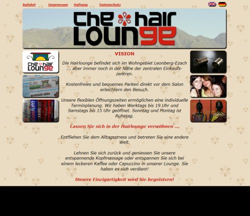 The Hair Lounge   Vision  öffnungszeit