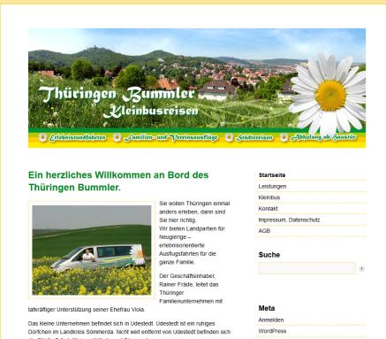 Thüringen Bummler | Erlebnisrundfahrten Familien und Vereinsausflüge Städtereisen Abholung ab Haustür Erfahrung Thüringen Bummler | Erlebnisrundfahrten Familien und Vereinsausflüge Städtereisen Abholung ab Haustür Öffnungszeit