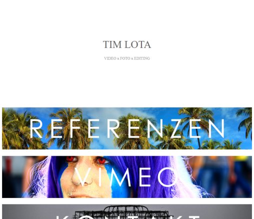 TIM LOTA | VIDEO x FOTO x EDITING  öffnungszeit