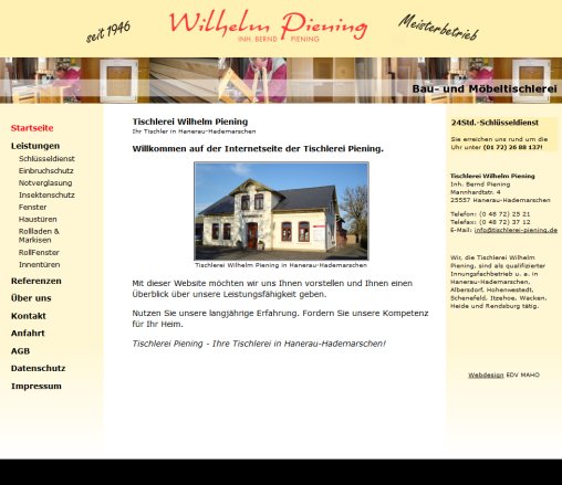 Tischlerei Piening Ihre Tischlerei in Hanerau Hademarschen Erfahrung Tischlerei Piening Ihre Tischlerei in Hanerau Hademarschen Öffnungszeit